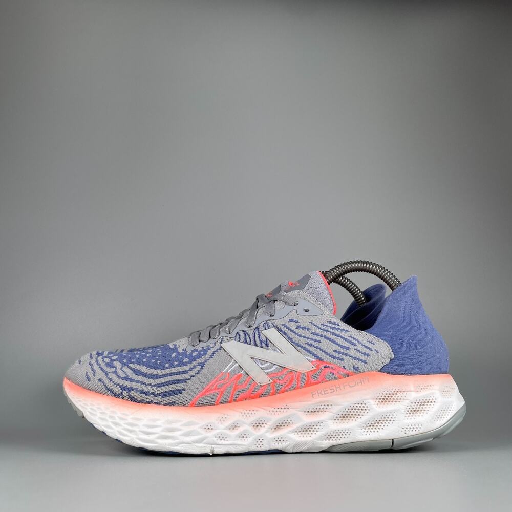 New Balance Fresh Foam 1080 V10 Women 9.5 D Steel/Magnetic Blue Running Sneakers